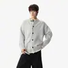 Cardigan de Diseño Individual Nuevo para Hombre Otoño/Invierno 2026 Chaqueta Holgada Casual Simple Tallas Grandes Chaqueta para Adolescente