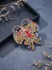 Broche de Mariposa de Color Mixto de Venta Caliente Transfronterizo Moda Simple Combinable Pin de Joyería Antirreflejos Broche para Traje Corsage para Mujer