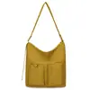 Bolso de Hombro Estilo Perezoso Estilo Coreano, Moderno y Versátil, Mochila Grande de Gran Capacidad para el Día a Día, Bolso Tote Personalizado para Mujer Estilo Japonés