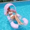 Cama de arena inflable con reposabrazos y respaldo, hamaca reclinable de malla plegable de PVC para exteriores, ideal para adultos, gran oferta transfronteriza
