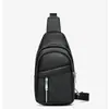 Bolso cruzado para hombre de cuero genuino con patrón de cocodrilo, bolso de hombro casual y versátil, bolso de piel de vaca de moda estilo retro simple