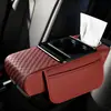 Almohadilla para Caja de Reposabrazos de Coche, Portavasos Multifuncional, Caja de Pañuelos para Coche, Almohadilla Elevadora de Cuero para Caja de Reposabrazos de Interior de Coche
