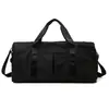Venda por atacado sapatos secos e molhados separação esportes mulheres yoga fitness bag grande capacidade bolsa de treinamento esportivo LOGO