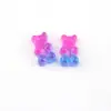 Acessórios de Cabelo DIY Acessórios de Resina Material Brincos Gradiente Gelatina Creme Cola Urso Bico de Pato Presilha Acessórios para Capa de Celular