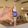 [Correa] Adecuada para Correa Apple S12Iwatch S10987Se Dibujo Lineal Cachorro Linda y Moderna Pulsera