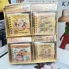 Mini Cuaderno de Caricaturas Diario Portátil Planificador Bloc de Notas con Páginas Divididas Cuaderno de Espiral de Hojas Sueltas Clasificación Regalo