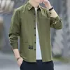 Suministro Exclusivo Transfronterizo para Comercio Exterior, Camisas Sueltas No Planchables, Camisas Casuales de Manga Larga para Hombre para el Trabajo, Chaquetas de Primavera y Otoño, Ropa de Moda para Hombre