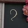 Ganchos para Orejas Casuales DIY Accesorios de Joyería que Conservan el Color Cuentas Redondas Ganchos Grandes para Orejas Perlas Hechas a Mano Ganchos para Orejas sin Dolor Accesorios de Joyería