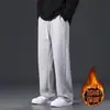 Pantalones Casuales de Pierna Ancha Baratos al por Mayor para Niños, Pantalones Deportivos Rectos Sueltos de Moda, Pantalones Largos Deportivos con Cordón para Jóvenes