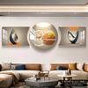 Pintura Colgante de Pared de Fondo de Sofá con Buen Significado, Pintura de Paisaje Moderna Simple de Lujo Accesible, Nueva Pintura Decorativa de Sala de Estar de Alta Gama y Atmosférica