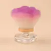 Cepillo portátil para polvo de uñas con cabeza de hongo para limpiar superficies de uñas, luz de cristal, cerdas extragrandes, herramienta de belleza, pincel de maquillaje Cangzhou