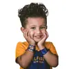 Día de la Independencia Círculo de Parche Bandera Correa de Muñeca Juguete Fiesta Infantil Regalo Pequeño