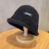 Gorro de Pescador de Lana para Niños, Estilo Otoño e Invierno, Sombrero de Pescador Tejido para Niñas, Gorro Grueso Cálido para Bebé con Linda Decoración de Flor