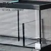Acuario ecológico personalizado para uso doméstico, pecera de cristal con sistema integrado de separación seco-húmedo, adecuada para exhibición en la sala de estar