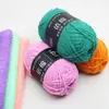 Ovillo de Hilo de Algodón Leche de 4 Hebras, Ovillo de Hilo Medio-Grueso para Crochet Hecho a Mano, Muñeca de Crochet DIY, Bolso, Hilo para Suéter de Bebé