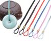Cordón para colgante especial con hebilla de seguridad de hilo dorado tejido a mano para hombre, collar fino, niños, oro, jade, jadeíta, niños