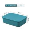 Caja de Almacenamiento de Plástico con Tapa Caja para Guardar Ropa Interior Calcetines en el Armario Contenedor para Guardar Bloques de Construcción de Juguete Cesta para Guardar Bocadillos Libros Ilustrados