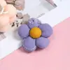 Pasador de tela de flor dulce de cinco pétalos estilo coreano, accesorio floral relleno de algodón, broche, accesorio para bolso, pasador, accesorio para joyería DIY