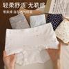 Em Estoque Calcinhas Femininas de Algodão Puro Tamanho Grande Antibacterianas com Entreperna Estendida Cintura Média para Mulheres, Adequadas para Mulheres Plus Size, Boxer Briefs