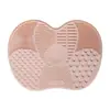 Estropajo de Silicona Personalizado para Manzanas con Ventosa Limpiador de Brochas de Maquillaje Portátil Artefacto para el Hogar Herramienta Fábrica Dedicada Venta al por Mayor