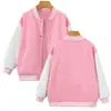 Uniforme de Béisbol para Niños 2026 Chaqueta de Bloques de Color Otoño Invierno Unisex Color Sólido Uniforme de Clase Ropa Exterior para Jardín de Infancia Ropa de Trabajo
