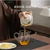 Conjunto de Chá Cerâmico Gongfu de Nespera Pintado à Mão para Casa e Escritório, Bule com Tampa, Xícaras de Chá, Conjunto Completo em Caixa de Presente