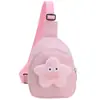 Bolsa Linda para Niñas Caricatura Bolso Cruzado Infantil 2025 Nuevo Bolso de Pecho de Niña Pequeña de Peluche Billetera Pequeña para Bebé