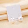 Pendientes de plata esterlina S925 de cuerpo brillante al por mayor moda perla de imitación para mujer simple Joker fabricantes de joyería para la oreja venta al por mayor