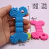 Suministros para Juguetes de Mascotas Juguete para Perro Huesos Molares Juguete para Morder Artefacto para la Depresión Juguete Interactivo Huesos de Pescado TPR