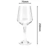 Taça de Champagne de Plástico Acrílico para PC Transparente Resistente a Estilhaços Resistente a Altas Temperaturas Restaurante Ocidental Bar Taça de Vinho Taça de Vinho Tinto