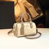 Bolso de Mano Pequeño de Cuero Vintage para Mujer, Bolso Boston Almohada, Bolso de Moda Nuevo 2026, Bolso de Hombro y Cruzado