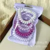 Anillo para Teléfono de Color Gelatina Gradiente Coleta Alta Dulce Elástico Alto Duradero Cuerda para el Cabello Accesorio para el Cabello para Mujeres