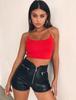 2020 nova AliExpress sexy fashion estampada camiseta cor sólida sem costas camiseta personalizada manga curta roupas para mulheres