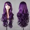 Comércio exterior novo Peruca Cos cabelo longo cacheado simulação de anime cosplay Onda Grande Cobertura de cabeça peruca completa atacado