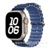 Correa de Silicona para Reloj Estilo Océano Adecuada para Apple Watch S12 S11 Ultra iWatch 10 Pulsera Deportiva Transpirable