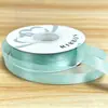 Cinta de Gasa de Color Sólido de Borde Medio de 2.5 cm, Cinta para Ramo de Flores, Cinta para Envoltura de Regalos DIY, Venta al por Mayor