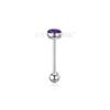Europa y Estados Unidos Amazon EBAY acero inoxidable lengua uña aceite flash Estrella redonda anillo de lengua perforación joyería ventas directas de fábrica