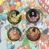 Imán para Refrigerador One Piece Pegatina Magnética Pegatina Decorativa Impermeable Decoración de Refrigerador para el Hogar Set Completo de Accesorios de Personajes de One Piece