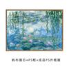 Pintura de paisaje de nenúfar de Amazon Monet para dormitorio, baño, resistente al agua, con marco PS, pintura decorativa para sala de estar.