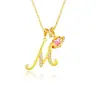 Collar con Letras Inglesas Dopamina 26 Cruzado de Gama Alta TK Más Vendido Joyería para Chicas Dulces Accesorios de Lujo Ligero con Sensación de Gama Alta