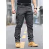 Pantalones Tácticos Ix7 de Primavera y Otoño Pantalones Impermeables de Camuflaje Ropa de Trabajo para Exteriores Pantalones Resistentes a Arañazos y al Desgaste Pantalones Sueltos para Hombre para Deportes al Aire Libre