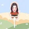 By2 Sun Han Sun Yu Abanico Grande en Forma de Tarjeta de Recogida Merchandising de Abanico para Conciertos Mismo Estilo de Tiktok