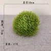 Flor de Clavel Verde Simulada Cabeza Redonda Bola de Pelo Verde Paisajismo de Micro Paisaje Interior Plantas Verdes Decoración de Sala de Estar en Casa Plantas Falsas