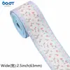 Fita de cetim com estampa de laço estilo coreano, 63mm, rosa xadrez, guirlanda de fita floral, embalagem de caixa de presente, fita decorativa DIY