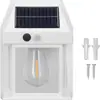 Iluminação Lâmpada de Parede Solar Lâmpada de Tungstênio Lâmpada de Pátio Jardim Villa Lâmpada de Parede com Sensor de Corpo Humano Lâmpada de Parede Solar de Tungstênio
