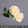 Serie de Flores de Tira Color Champán Seda Artificial de Boda Niebla Phalaenopsis Arco de Salón de Bodas Ramo de Decoración Falsa Dropshipping