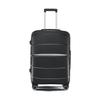 Fabricantes Suministran Maleta Trolley de Tres Piezas de PP Cerradura de Contraseña Rueda Universal Silenciosa Maleta de Gran Capacidad para Viajes Estuche de Mano