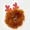 Lazos para el pelo de peluche navideños de venta caliente transfronterizos, diademas, cintas para la cabeza, accesorios para el pelo de astas de ciervo navideño, en stock al por mayor para peinado