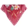 Versión Coreana Bonito Versátil Seda Artificial Estampado Bufanda Cuadrada Pequeña Primavera y Verano Uniforme Bufanda de Cuello Versátil Multifuncional Goma para el Cabello