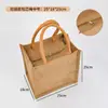 Bolsa de Linho Atacado Sacola de Juta DIY Bolsa de Mão de Linho Ecológica Bolsa de Linho Padrão de Logo Imprimível